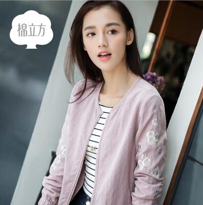 棉立方韓版女裝棉麻繡花上衣 棉立方韓版女裝棉麻繡花上衣